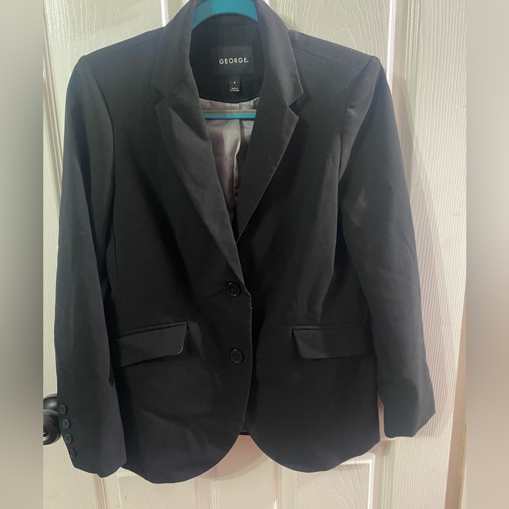 George Women's 8 Black Blazer